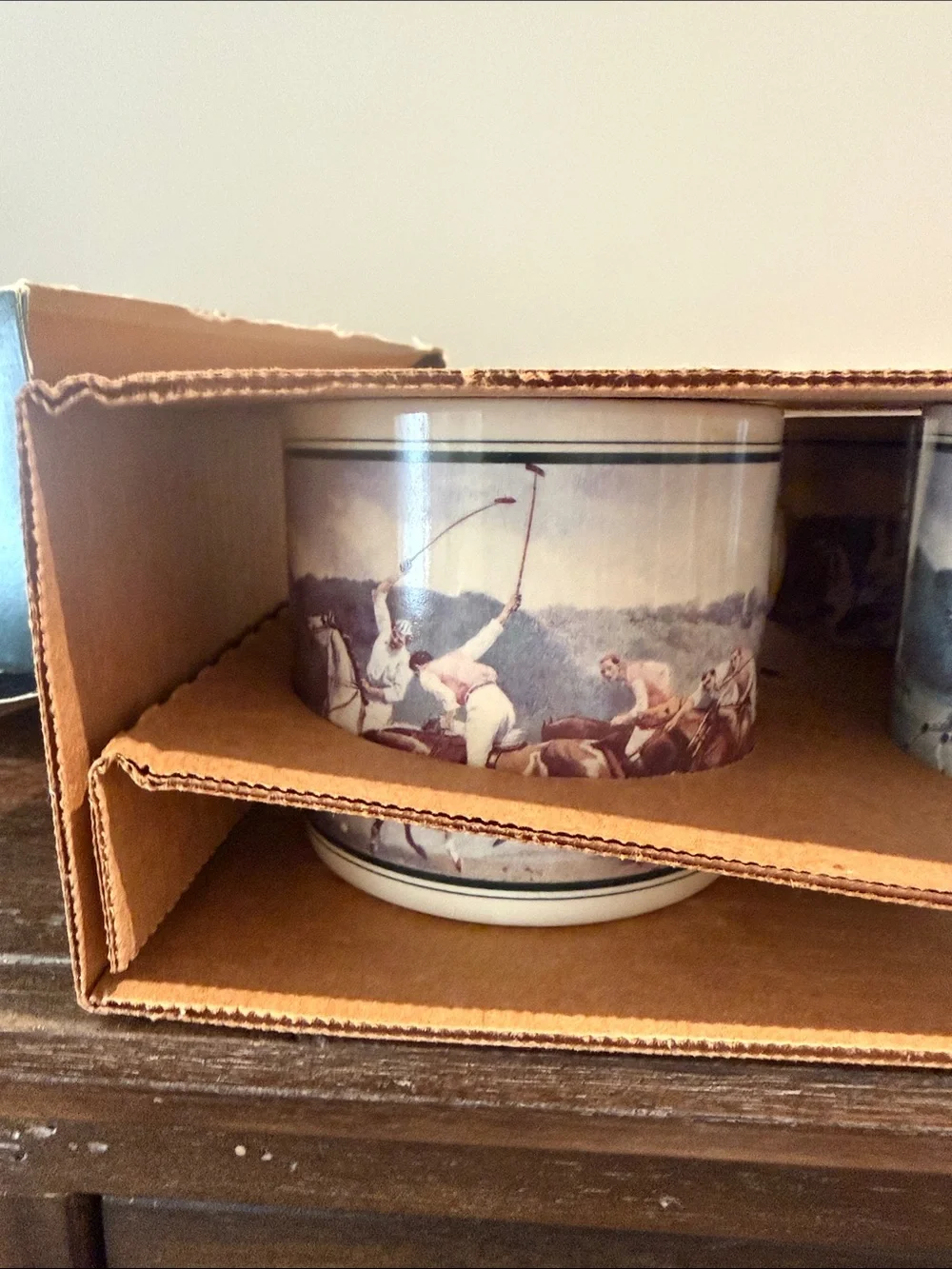 Vintage Polo by Ralph Lauren Country Mugs Set of 4